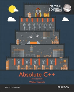 Absolute C++, Global Edition