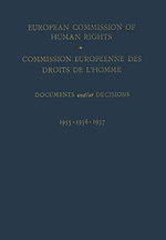 European Commission of Human Rights / Commission Europeenne des Droits de L'Homme
