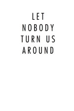 Let Nobody Turn Us Around
