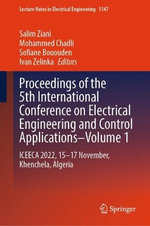 Proceedings of the 5th International Conference on Electrical Engineering and Control Applications
