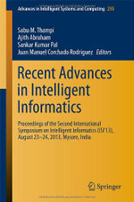 Recent Advances in Intelligent Informatics