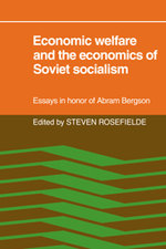 Economic Welfare and the Economics of Soviet Socialism