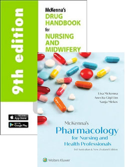 Package of McKenna's Pharmacology 3e and Drug Handbook for Nursing and Midwifery 9e Australia & New Zealand Edition