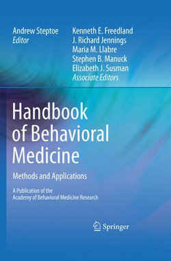 Handbook of Behavioral Medicine Handbook of Behavioral Medicine