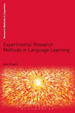 Experimental Research Methods in Language Learning