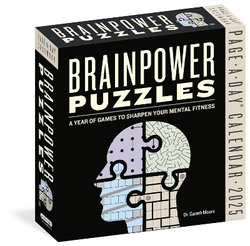 Brainpower Puzzles Page-A-Day (R) Calendar 2025