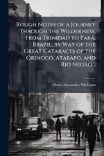 Rough Notes of a Journey Through the Wilderness, From Trinidad to ParaI, Brazil, by Way of the Great Cataracts of the Orinoco, Atabapo, and Rio Negro ..