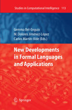 New Developments in Formal Languages and Applications