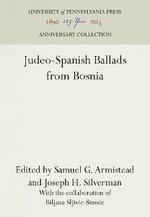 Judeo-Spanish Ballads from Bosnia