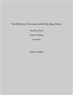 The Problem of Universals and the Big Bang Theory