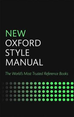 New Oxford Style Manual