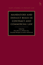 Mandatory and Default Rules in Contract and Commercial Law