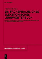 Ein Fachsprachliches Elektronisches Lernwoerterbuch