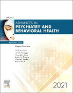 Advances in Psychiatry and Behavioral Heath, 2021: Volume 1-1