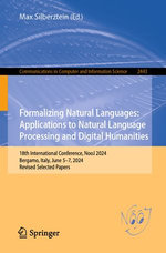 Formalizing Natural Languages: Applications to Natural Language Processing and Digital Humanities
