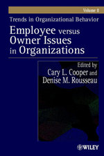 Trends in Organizational Behavior, Volume 8