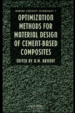 Optimization Methods for Material Design of Cement-based Composites