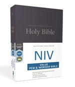 NIV, Value Pew and Worship Bible [Blue]