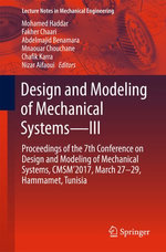 Design and Modeling of Mechanical Systems—III