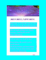 RAIN RAIN, I SO LOVE RAIN - A Poem. Written by SHEILA BER.