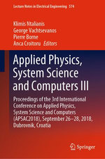 Applied Physics, System Science and Computers III