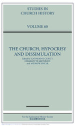 The Church, Hypocrisy and Dissimulation: Volume 60