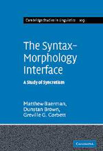 The Syntax-Morphology Interface