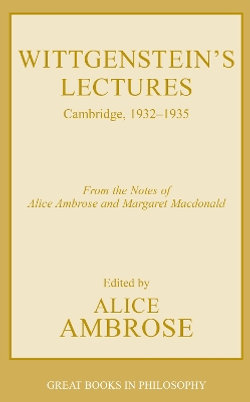 Wittgenstein's Lectures Wittgenstein's Lectures