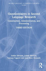 Questionnaires in Second Language Research
