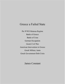Greece a Failed State Greece a Failed State