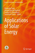 Applications of Solar Energy Applications of Solar Energy