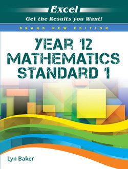 Excel Study Guide: Year 12 Mathematics Standard 1