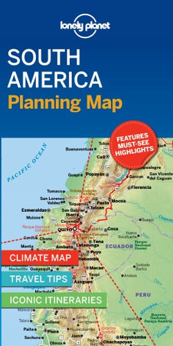Lonely Planet South America Planning Map