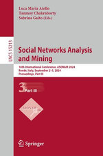 Social Networks Analysis and Mining