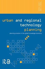 Urban and Regional Technology Planning Urban and Regional Technology Planning