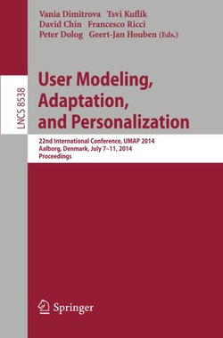 User Modeling, Adaptation and Personalization