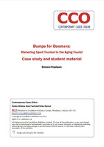 Bumps for Boomers: Marketing Sport Tourism to the Aging Tourist