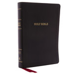 KJV Deluxe Reference Bible Red Letter Edition [Giant Print, Black]
