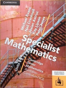 CSM VCE Specialist Mathematics Units 3 and 4 Print Bundle (Textbook and Hotmaths)