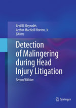 Detection of Malingering during Head Injury Litigation