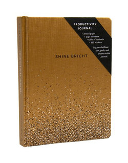 Shine Bright Productivity Journal, Gold