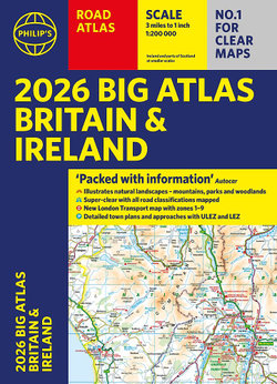 2026 Philip's Big Road Atlas of Britain & Ireland