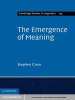 The Emergence of Meaning