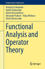 Functional Analysis and Operator Theory Functional Analysis and Operator Theory