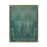 Pacific Blue (Old Leather Collection) Ultra Lined Softcover Flexi Journal (Elastic Band Closure)