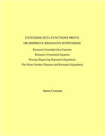 Extended Zeta Functions Prove or Dis-prove Riemann's Hypothesis