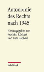 Autonomie des Rechts Nach 1945