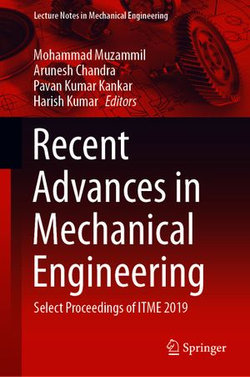 Recent Advances in Mechanical Engineering Recent Advances in Mechanical Engineering