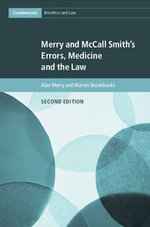 Merry and Mccall Smith's Errors, Medicine and the Law