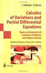 Calculus of Variations and Partial Differential Equations